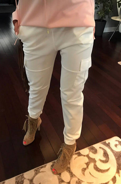 TROUSERS - ECRU 35001-2