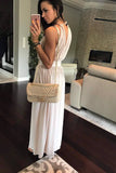 DRESS MAXI powder pink 41001-1