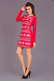 HHG I13-031 SPAIN DRESS - RED 5633-1