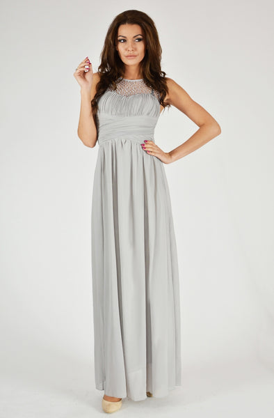 EVA & LOLA DRESS - GREY 9709-2