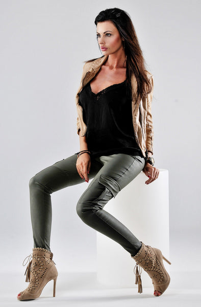 TROUSERS -KHAKI 23003-3