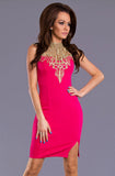 EMAMODA DRESS - Fuchsia 6404-10