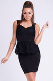 EMAMODA DRESS - BLACK 26006-3
