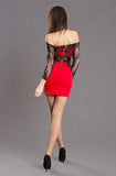 EMAMODA DRESS - RED 5702-6