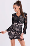 EMAMODA DRESS - CREAM 19004-4