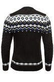 NORWEGIAN MALE SWEATER CRSM - BLACK 9508-1