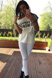 BLOUSE NO COFFEE -WHITE 40002-4