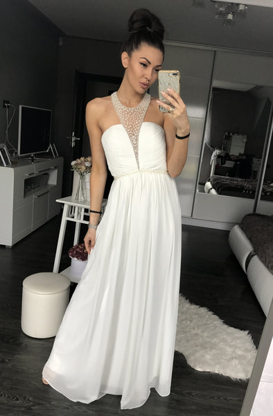 EVA & LOLA dress- WHITE  42004-2