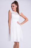 EVA & LOLA DRESS WHITE 26012-4