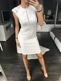 EMAMODA dress- WHITE 42007-4