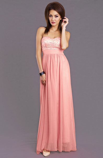 EVA & LOLA DRESS - PINK 6812-4