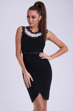 EMAMODA DRESS - BLACK 26003-3