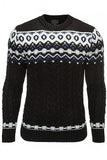 NORWEGIAN MALE SWEATER CRSM - BLACK 9508-1