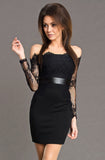 EMAMODA DRESS - BLACK 5702-3