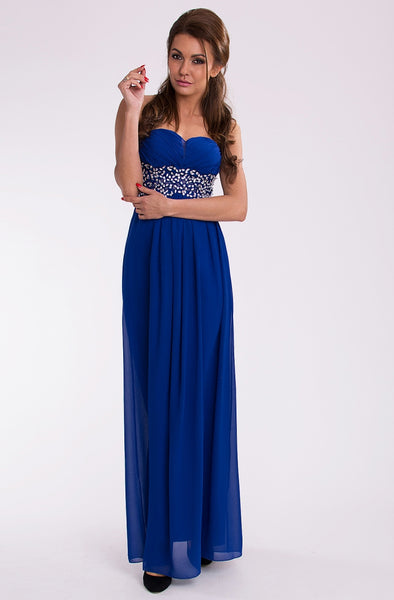 EVA & LOLA DRESS - cobalt 9610-3