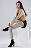 TROUSERS - ECRU 23003-2