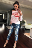 SWEATER COCA-COLA -LIGHT PINK 39005-4
