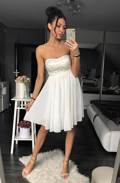 EVA & LOLA dress- WHITE  17001-7