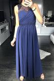 EVA & LOLA DRESS NAVY 42003-2