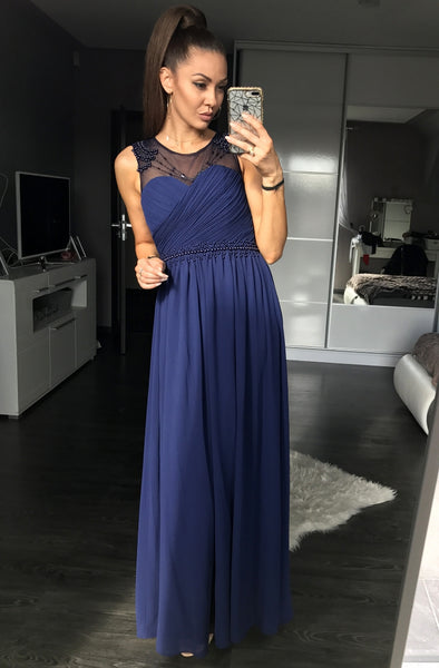 EVA & LOLA DRESS NAVY 42003-2