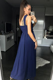 EVA & LOLA DRESS NAVY 42003-2