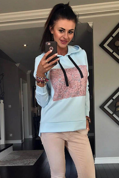 BLOUSE- BLUE 38001-2