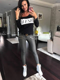 BLOUSE -BLACK 43004-1