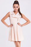 EMAMODA DRESS - CREAM 19002-3