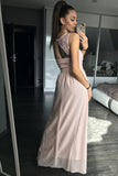 EVA & LOLA DRESS powder pink 9710-4