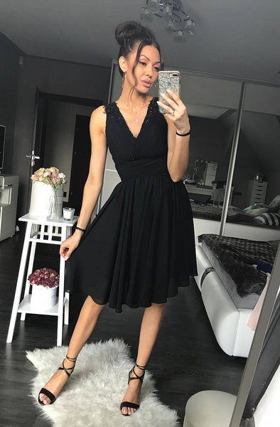 EVA & LOLA DRESS BLACK 42001-6