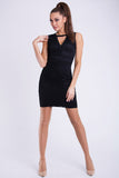 EMAMODA DRESS -  BLACK 26007-2