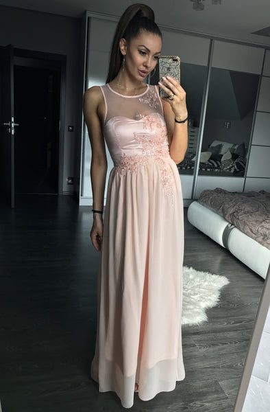 EVA & LOLA DRESS powder pink 9710-4