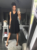 EVA & LOLA DRESS BLACK 42001-6