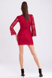 EMAMODA DRESS - Maroon 19004-1