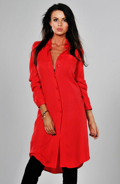 DRESS - RED 24003-3