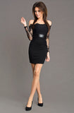 EMAMODA DRESS - BLACK 5702-3