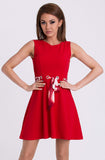 EMAMODA DRESS - RED 14004-2