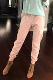 TROUSERS - PINK 35001-3