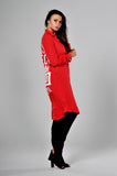 DRESS - RED 24003-3