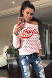 SWEATER COCA-COLA -LIGHT PINK 39005-4